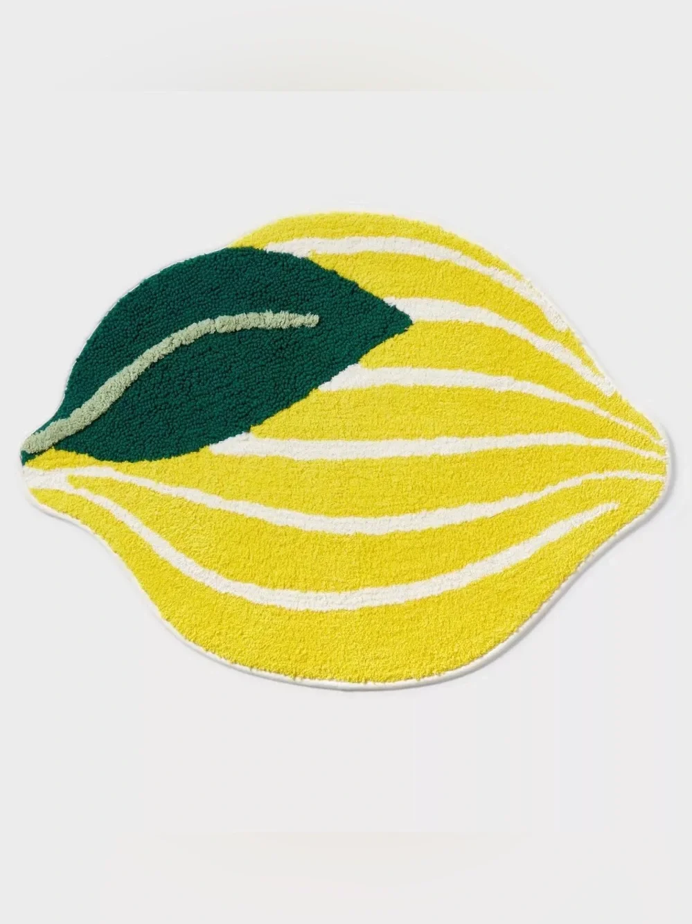 Lemon-Shaped Bath mat/ area rug